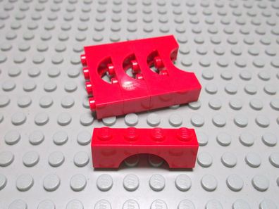 Lego 5 Bögen 1x4 Rot Nummer 3659