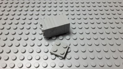 Lego 10 Platten 2x2 Neuhellgrau Nummer 3022