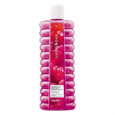 1L/5,98€) AVON Bubble Bath Schaumbad Himbeere & Schwarze Johannisbeere 500 ml