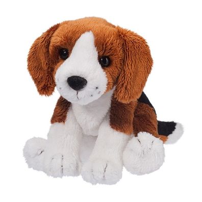 Mini Beagle "Sniff" sitzend HUND Plüschtier Stofftier Kuscheltier Plüsch H=15cm