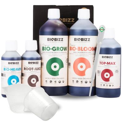 BioBizz Dünger Set 5-Teiliges Indoor Try Pack Starter Pack