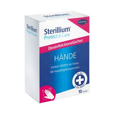 Hartmann Sterillium® Protect & Care Händedesinfektionstücher - 10 Tücher | Packung (1