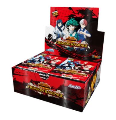 My Hero Academia CCG - Booster Display Series 02: Crimson Rampage (24 Packs) EN