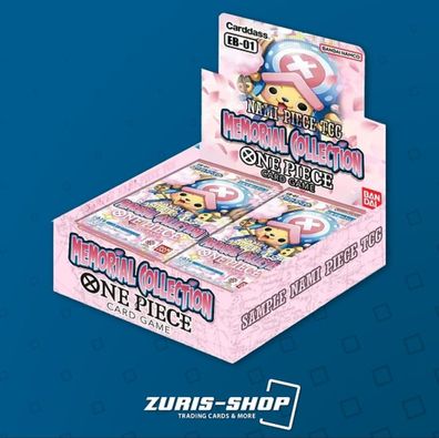 One Piece Card Game Memorial Collection EB-01 Extra Booster Display (24 Booster)