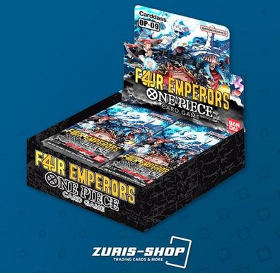 ONE PIECE CARD GAME Booster Display OP09 -THE FOUR Emperors- (24 PACKS) EN pre order