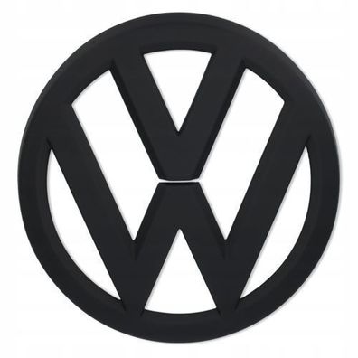 Volkswagen Logo-Plakette mattschwarz