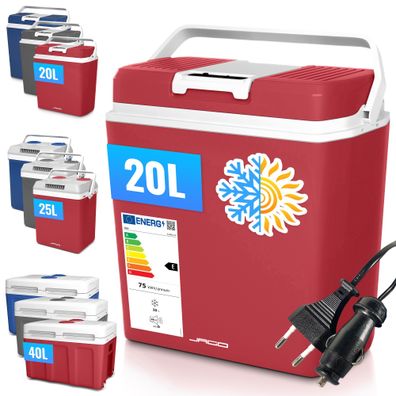 Jago® Kühlbox 20L Thermoelektrische Warmhaltebox Mini Kühlschrank Camping Auto