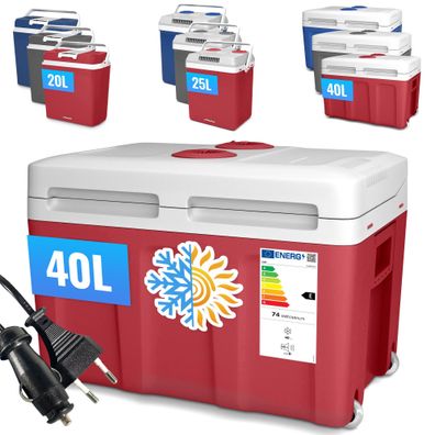 Jago® Kühlbox 40L Thermoelektrische Warmhaltebox Mini Kühlschrank Camping Auto