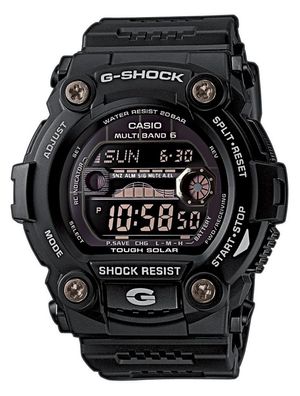 Casio G-Shock Herrenuhr | Funkuhr Solar digital schwarz GW-7900B-1ER