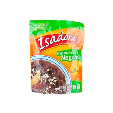 Isadora Schwarzes Bohnenpüree frittiert Frijoles Refritos Negros Mexiko 430g