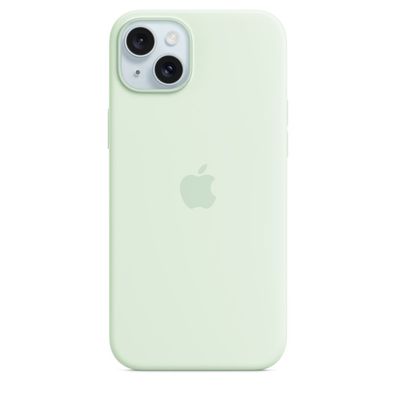 Apple iPhone 15 Plus Silikon Case mit MagSafe ? Blassmint, iPhone 15 Plus, 17 cm
