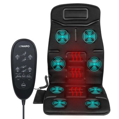 Massagesitzkissen Massage Matte Vibration Wärme 8 Motor