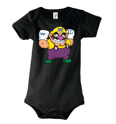 Blondie & Brownie Fun Baby Strampler Body Shirt Wario Yoshi Super Mario Nintendo