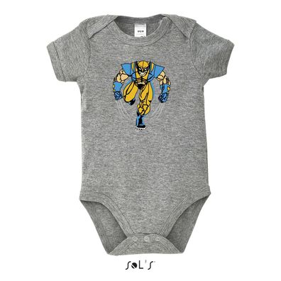 Blondie & Brownie Baby Strampler Body Shirt Wolverine Marvel Universe X Men Hulk