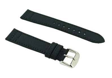 Eichmüller Uhrenarmband Recycled Vegan schwarz recycletes PET Garn