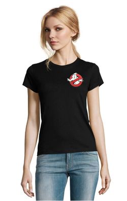 Blondie & Brownie Damen Fun Shirt Ghostbusters Patch Stick Slimer Marshmalloman