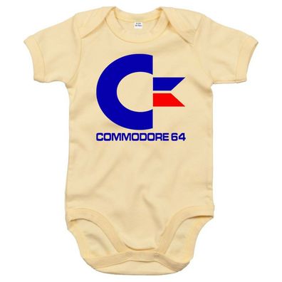 Blondie &Brownie Baby Strampler Body Shirt Commodore 64 Nintendo Geek Nerd Fun