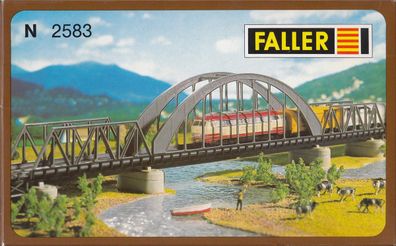 Spur N Faller 2583 Bausatz Bogenbrücke mit 2 Kastenbrücken - OVP (4972H)