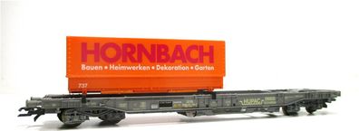 Roco H0 46369 Taschenwagen Hornbach SBB Hupac KKK ohne OVP (3203h)