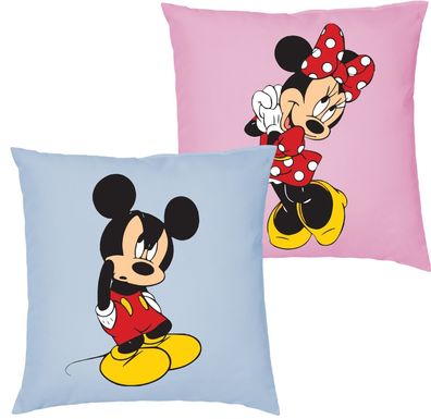 Blondie & Brownie Pärchen Fun Kissen Set MICKEY MINNIE Queen Pärchen Mr Mrs King