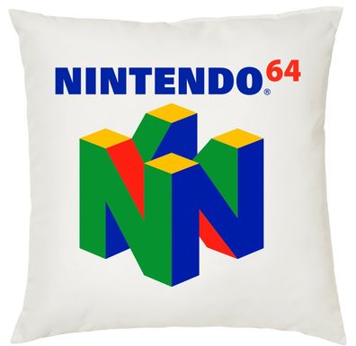 Blondie & Brownie Nerd Couch Bett Kissen Nintendo N64 Mario Super Fun Konsole