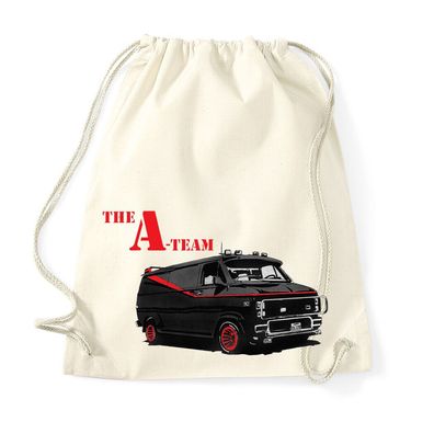 Blondie & Brownie Baumwoll Turnbeutel Beutel Tasche Sportbeutel A-Team Van Auto