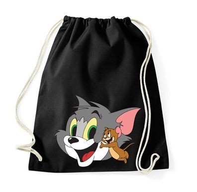 Blondie & Brownie Baumwoll Turnbeutel Beutel Tasche Tom Jerry Silvester Cartoon