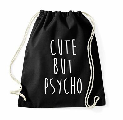 Blondie & Brownie Fun Turnbeutel Sport Beutel Rucksack Tasche CUTE BUT PSYCHO