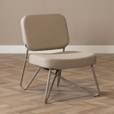 Bronx71 Sessel Viggo taupe recycelter Stoff