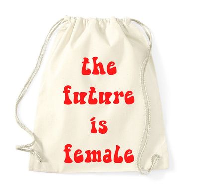 Blondie & Brownie Baumwoll Beutel Tasche the future is female peace Emanzipation