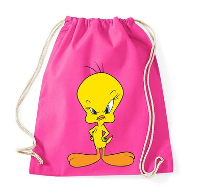 Blondie & Brownie Fun Baumwoll Beutel Tasche Angry Tweetie Tunes Bugs Looney Taz