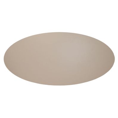 Bronx71 Tischplatte Otis oval beige Melamin 270 x 130 cm