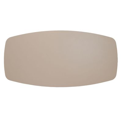 Bronx71 Tischplatte Otis dänisch oval beige Melamin 240 x 120 cm