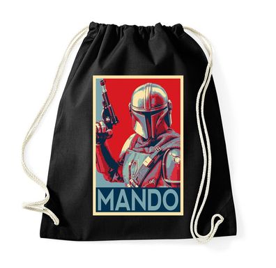 Blondie & Brownie Baumwoll Turnbeutel Beutel Tasche Mando Pop Art R2D2 Wars Yedi