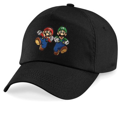 Blondie & Brownie Kinder Baseball Fun Cap Mario Luigi Stick Nintendo Peach Yoshi