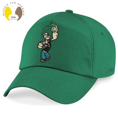 Blondie & Brownie Fun Kinder Baseball Cap Kappe Popeye Spinat Stark der Seemann