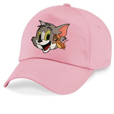 Blondie & Brownie Kinder Jungen Mädchen Baseball Cap Kappe Jerry Tom Maus Patch