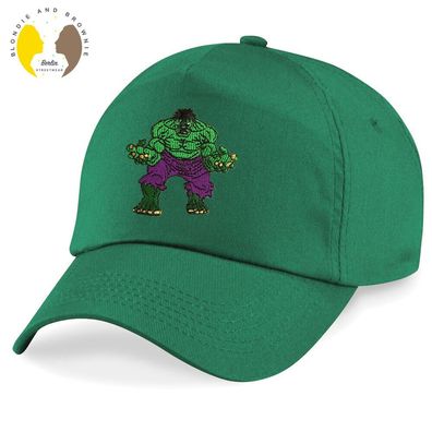 Blondie & Brownie Kinder Baseball Cap Snapback wütender Hulk Held Stick Patch