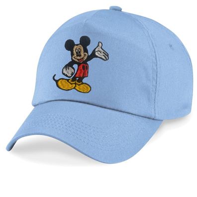 Blondie & Brownie Kinder Baseball Cap Snapback Happy Mickey Stick Patch Minnie