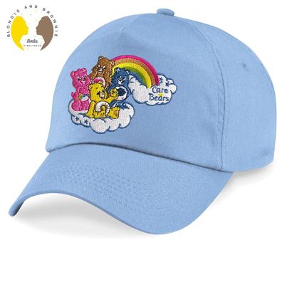 Blondie & Brownie Kinder Baseball Cap Snapback Glücksbärchis Care Bears Stick