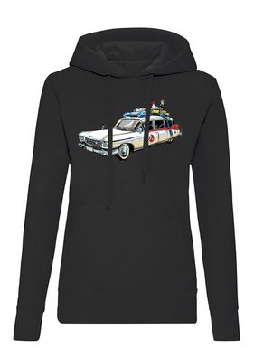 Blondie &Brownie Hoodie Pullover Ecto Ghostbusters Auto Slimer Geisterjäger Call