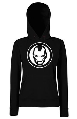 Blondie & Brownie Damen Hoodie Kapuze Pullover Iron Man Avengers Hulk Captain