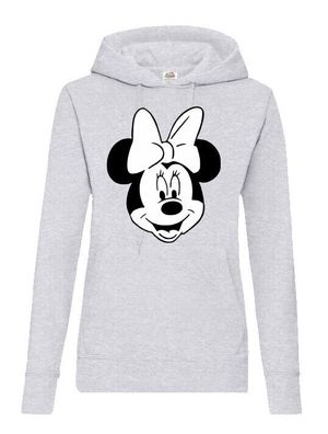 Blondie & Brownie Damen Hoodie Kapuze Pullover Minnie Mickey Mini Donald Mouse