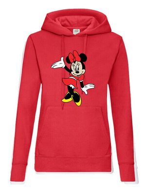 Blondie & Brownie Damen Hoodie Kapuzenpullover Minnie Tanzt Mouse Mickey Mini