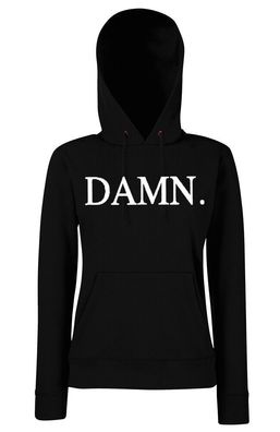 Blondie & Brownie Damen Hoodie Kapuzen Pullover DAMN Kendrick Gangster Rap Lamar