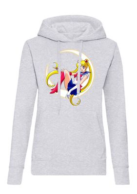 Blondie & Brownie Fun Comic Damen Hoodie Kapuzenpullover Sailormoon Anime Manga