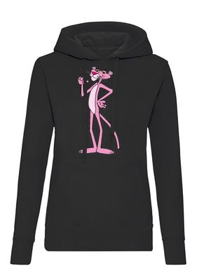 Blondie & Brownie Damen Hoodie Pullover Pink Panther Rosarote Paulchen Inspektor