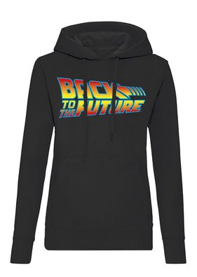 Blondie & Brownie Damen Fun Hoodie Pullover Zurück In Die Zukunft Back To Future