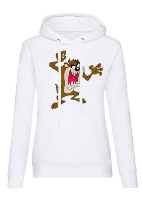 Blondie & Brownie Damen Hoodie Pullover Taz Bugs Bunny Hase Roadrunner Looney