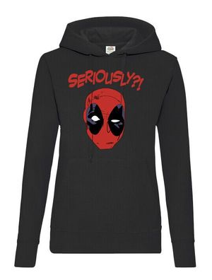 Blondie & Brownie Damen Hoodie Pullover Kapuze Deadpool Comic Cartoon Iron Man